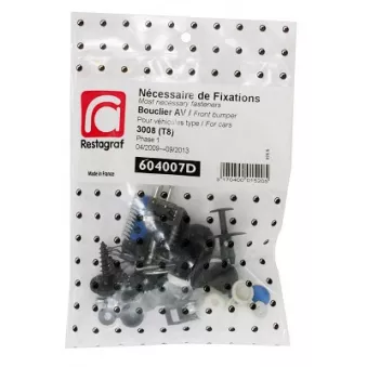 Kit de clip de fixation, carrosserie RESTAGRAF 604007D