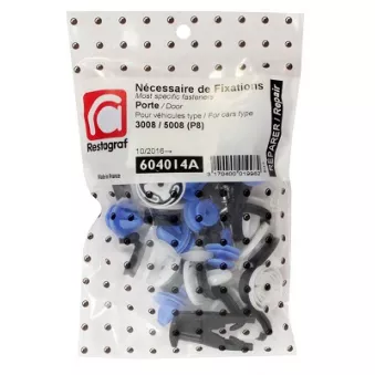 Kit de clip de fixation, carrosserie RESTAGRAF 604014A