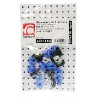 Kit de clip de fixation, carrosserie RESTAGRAF 604014B
