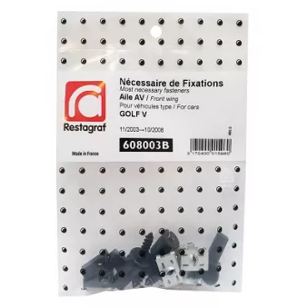 Kit de clip de fixation, carrosserie RESTAGRAF 608003B