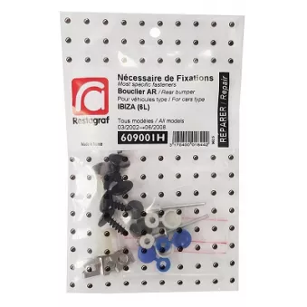 Kit de clip de fixation, carrosserie RESTAGRAF 609001H