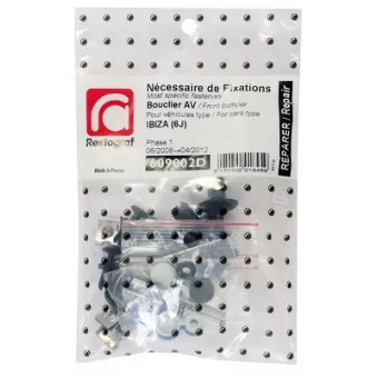 Kit de clip de fixation, carrosserie RESTAGRAF 609002D