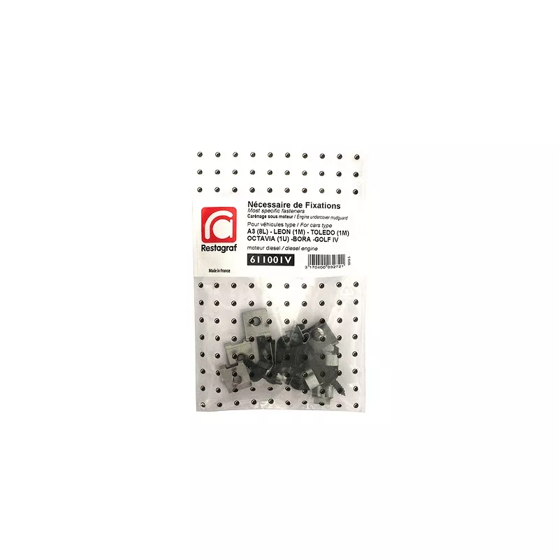 Kit de clip de fixation, carrosserie RESTAGRAF 611001V