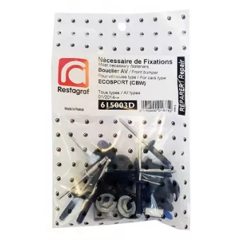 Kit de clip de fixation, carrosserie RESTAGRAF 615003D