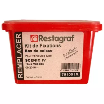 Kit de clip de fixation, carrosserie RESTAGRAF 701001X