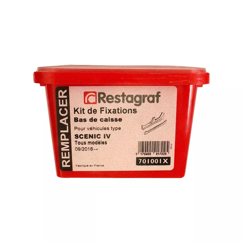 Kit de clip de fixation, carrosserie RESTAGRAF 701001X