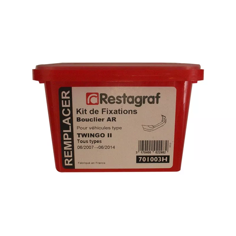 Kit de clip de fixation, carrosserie RESTAGRAF 701003H