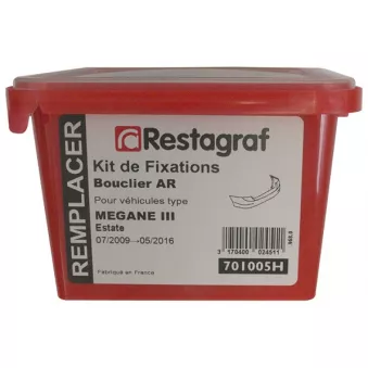 Kit de clip de fixation, carrosserie RESTAGRAF 701005H