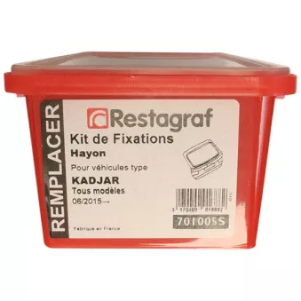 Kit de clip de fixation, carrosserie RESTAGRAF 701005S