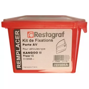 Kit de clip de fixation, carrosserie RESTAGRAF 701006A