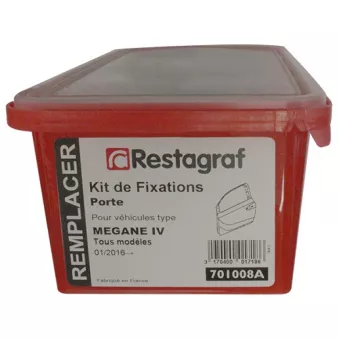 Kit de clip de fixation, carrosserie RESTAGRAF 701008A