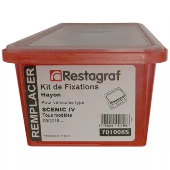 Kit de clip de fixation, carrosserie RESTAGRAF 701008S