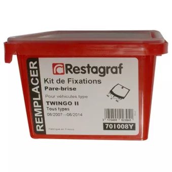 Kit de clip de fixation, carrosserie RESTAGRAF 701008Y