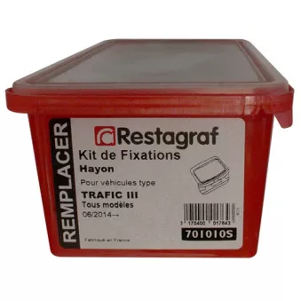 Kit de clip de fixation, carrosserie RESTAGRAF 701010S