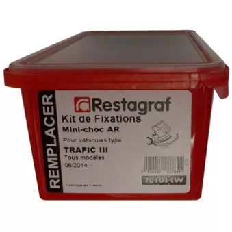 Kit de clip de fixation, carrosserie RESTAGRAF 701014W