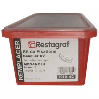 Kit de clip de fixation, carrosserie RESTAGRAF 701016D