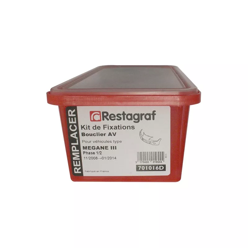 Kit de clip de fixation, carrosserie RESTAGRAF 701016D