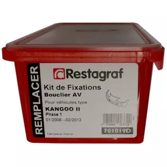 Kit de clip de fixation, carrosserie RESTAGRAF 701019D
