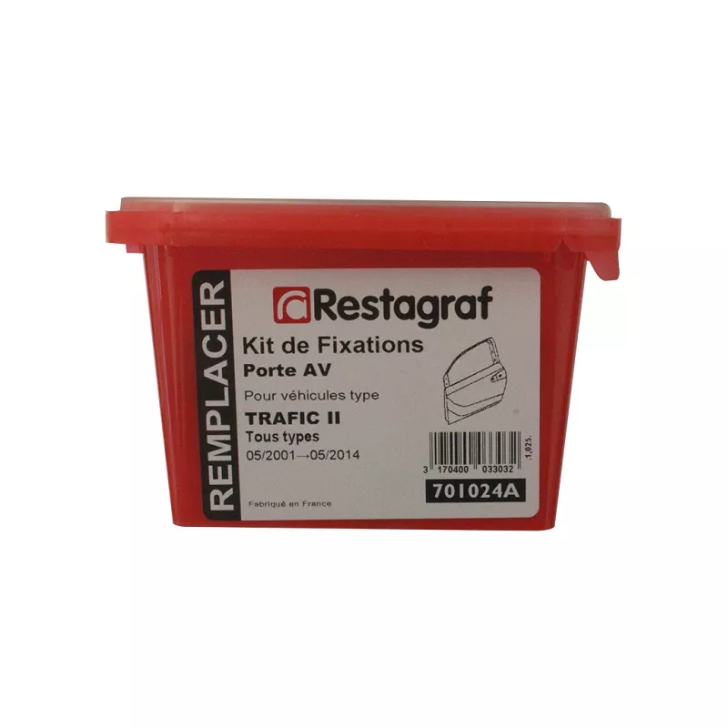 Kit de clip de fixation, carrosserie RESTAGRAF 701024A