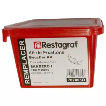 Kit de clip de fixation, carrosserie RESTAGRAF 702005D