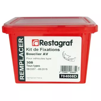 Kit de clip de fixation, carrosserie RESTAGRAF 704008D