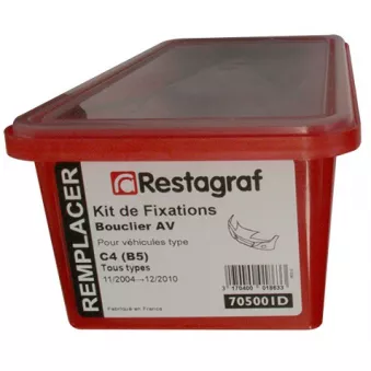 Kit de clip de fixation, carrosserie RESTAGRAF 705001D