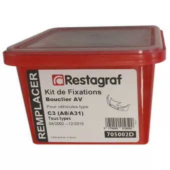 Kit de clip de fixation, carrosserie RESTAGRAF 705002D