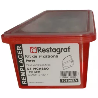 Kit de clip de fixation, carrosserie RESTAGRAF 705005A