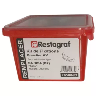 Kit de clip de fixation, carrosserie RESTAGRAF 705006D