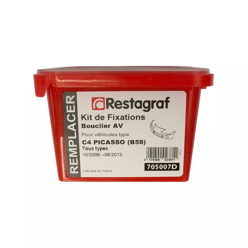 Kit de clip de fixation, carrosserie RESTAGRAF 705007D