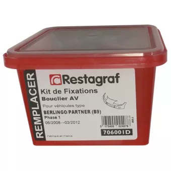 Kit de clip de fixation, carrosserie RESTAGRAF 706001D