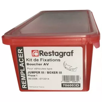 Kit de clip de fixation, carrosserie RESTAGRAF 706003D