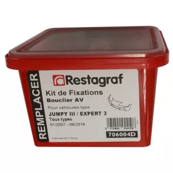 Kit de clip de fixation, carrosserie RESTAGRAF 706004D
