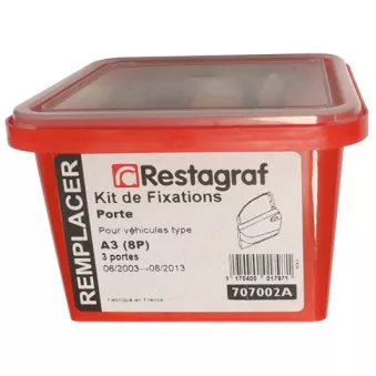 Kit de clip de fixation, carrosserie RESTAGRAF 707002A