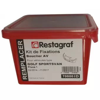 Kit de clip de fixation, carrosserie RESTAGRAF 708001D