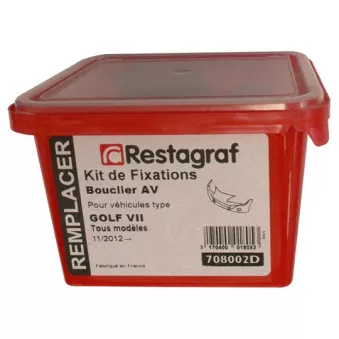 Kit de clip de fixation, carrosserie RESTAGRAF 708002D