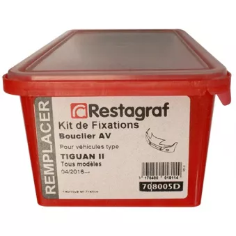 Kit de clip de fixation, carrosserie RESTAGRAF 708005D