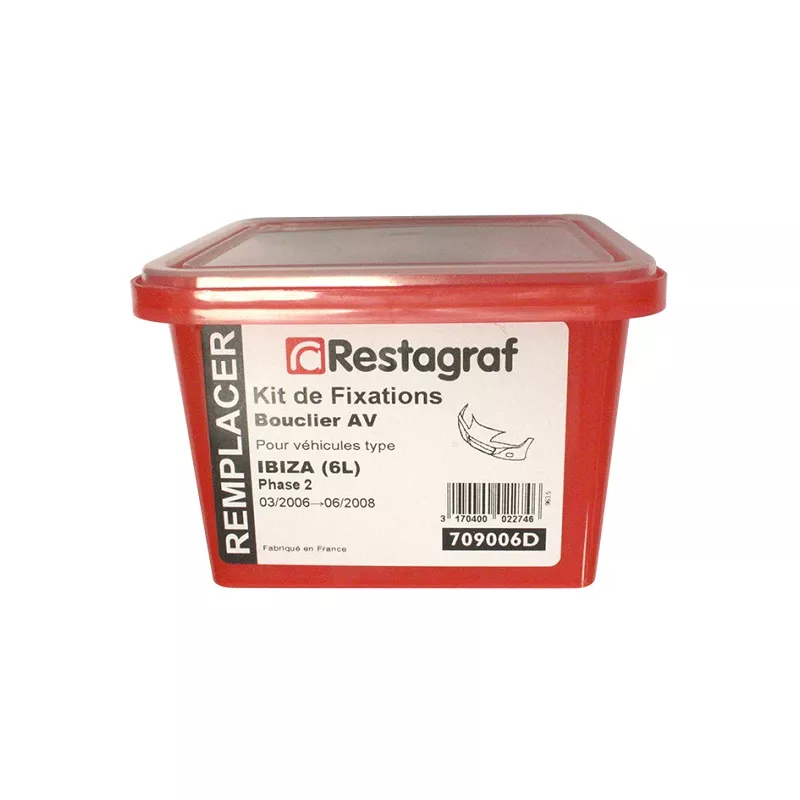Kit de clip de fixation, carrosserie RESTAGRAF 709006D
