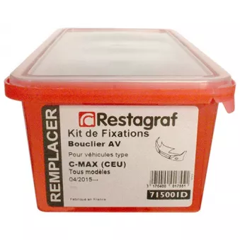 Kit de clip de fixation, carrosserie RESTAGRAF 715001D