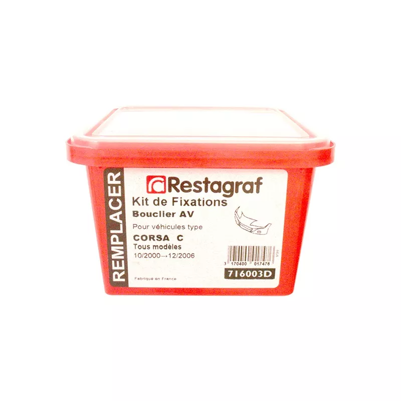 Kit de clip de fixation, carrosserie RESTAGRAF 716003D
