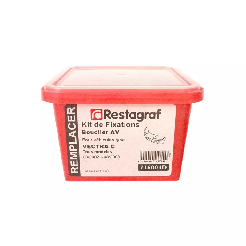 Kit de clip de fixation, carrosserie RESTAGRAF 716004D