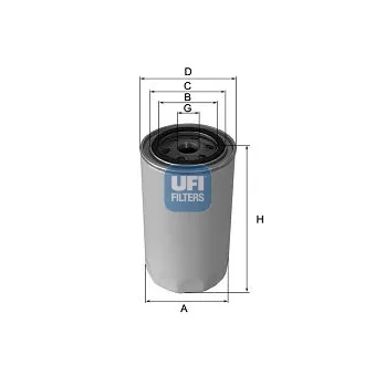 Filtre à huile UFI 23.473.00
