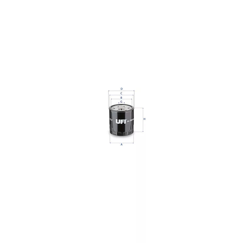 Filtre à huile UFI 23.721.00