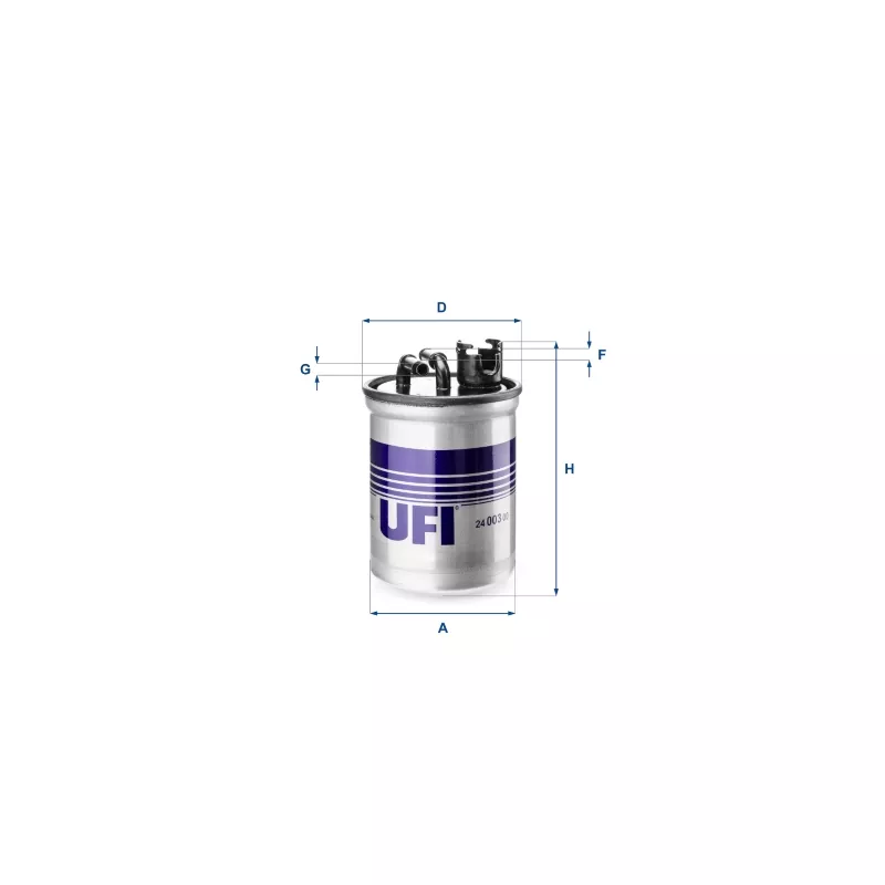 Filtre à carburant UFI 24.003.00