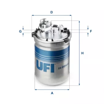 Filtre à carburant UFI 24.004.00