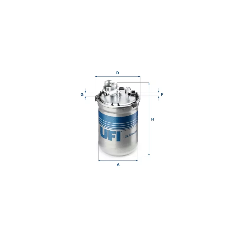 Filtre à carburant UFI 24.004.00
