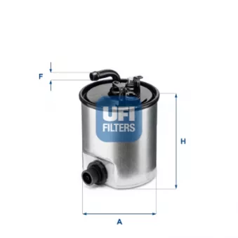 Filtre à carburant UFI 24.007.00