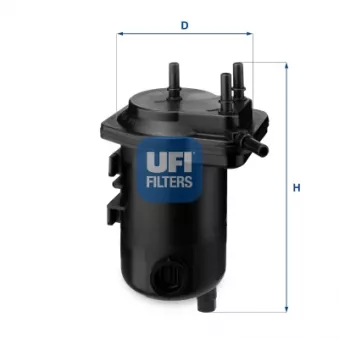 Filtre à carburant UFI 24.013.00