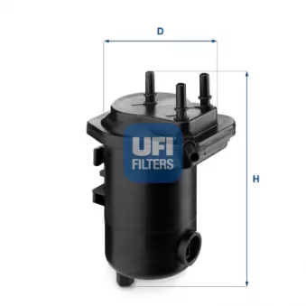 Filtre à carburant UFI 24.014.00