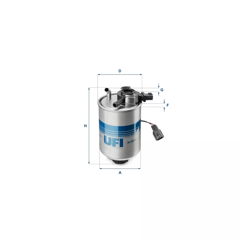 Filtre à carburant UFI 24.018.01